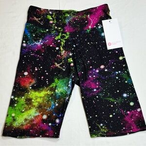 Leggings Park women’s S leggings, buttery‑soft poly‑spandex with a galaxy print